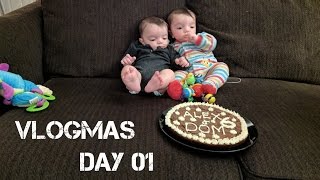 Vlogmas Day 01 Boys are 6 months old [upl. by Tenay]