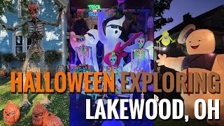 Exploring Lakewood Ohios Halloween Decorations in the Neighborhood October 2024 🎃 [upl. by Eldridge]