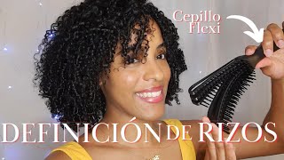 Definición de rizos con cepillo FLEXIBLE [upl. by Goldston919]