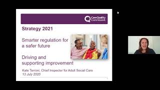 CQC Strategy 2021 Smarter regulation for a safer future – Driving and supporting improvement [upl. by Otrebron]