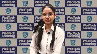 Diksha  Graphic Designing Course Review  Webtech Learning [upl. by Atinor158]