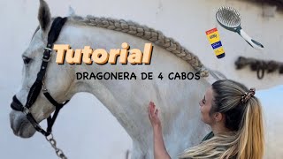 TUTORIAL DRAGONERA 4 CABOS ✂️🎀 [upl. by Mason832]