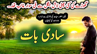 Saadi baat سادی بات Malik Safdar Hayat  Suspense amp Jurm O Saza Urdu Stories [upl. by Atnahs]