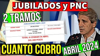 💲241000 📢Cuando COBRO y COMO cobro mi Jubilacion o Pension PNC de ansesFechas de Pago Abril 2024 [upl. by Amasa]