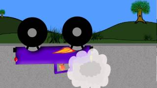 Monster Truck Crash with Sara Uppet [upl. by Witty319]