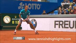 Andy Murray vs Lukas Rosol Highlights HD1080i Munich BMW 2015 [upl. by Akinat68]