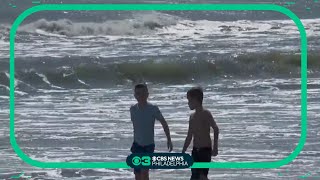 Swimming prohibited at Ocean City NJ beaches Saturday [upl. by Koah]