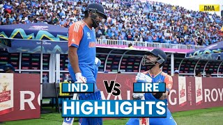 INDIA Vs IRELAND Highlights Team India Won By 8 Wickets Against Ireland I T20 World Cup 2024 [upl. by Nevek]