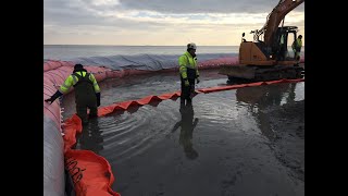 The NoFloods FlexWall  Cofferdam Project  Portable Dam [upl. by Air391]