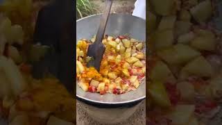 Roasted Popaya Curry rangerscookingshow food cookingrecipes recipe foodrecipes [upl. by Asilegna]