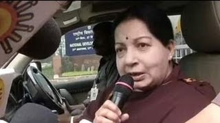 Humiliated Jayalalithaa walks out of chief ministers meet attacks centre [upl. by Leimad]