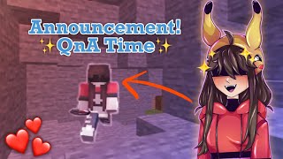 MINECRAFT GE3T3E ANNOUNCEMENT amp QNA [upl. by Chapen]