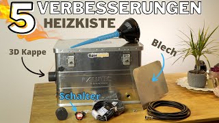 5 Verbesserungen für unsere Heizkiste  DIY Dachzeltheizung Teil 4 [upl. by Llerrat257]