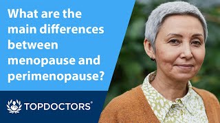 What are the main differences between menopause and perimenopause [upl. by Anuala398]