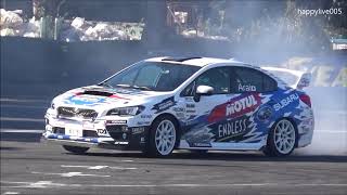 東京オートサロン「スバルWRX STIラリーカーのデモ走行」～Tokyo Auto Salon SUBARU Rally Demo Run [upl. by Awra]