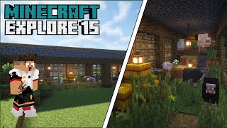 Der neue Schafstall steht Minecraft Explore 015 [upl. by Faruq]