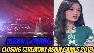 SITI BADRIAH  JARAN GOYANG  Closing Ceremony Asian Games 2018 [upl. by Nyret]