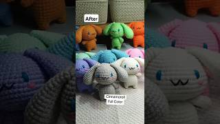 Cinnamoroll full color crochet amigurumi handmade fyp [upl. by Aljan174]