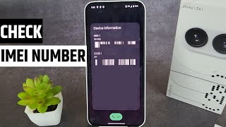 how to check imei number in nothing phone 2a [upl. by Thema]