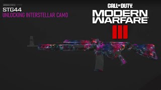 CALL OF DUTY  MODERN WARFARE 3  UNLOCKING INTERSTELLAR CAMO  STG 44 ASSAULT RIFLE [upl. by Ru]