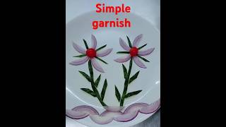 Simple garnish 🌻🌻simple garnish diy online [upl. by Nivalc]