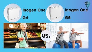 Inogen One G4 vs Inogen One G5 Comparison [upl. by Ynaitirb51]