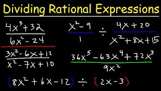 Dividing Rational Expressions [upl. by Mackey]