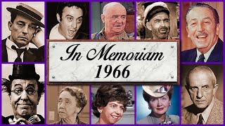 In Memoriam 1966 Famous Faces We Lost in 1966 [upl. by Hittel]