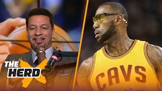 Chris Broussard on Lakers playoff chances in 201718 LeBrons future plans and more  THE HERD [upl. by Farrah]