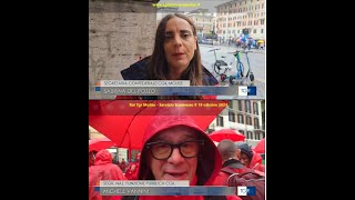 SALUTE E SISTEMA SANITARIO CGIL E UIL IN PIAZZA A ROMA [upl. by Howe]