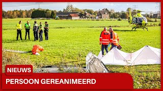 Auto in sloot terecht gekomen in Oudehaske persoon ernstig gewond en gereanimeerd [upl. by Eldon]