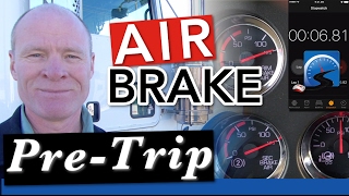 How to Do the CDL Air Brake PreTrip Inspection [upl. by Alben906]