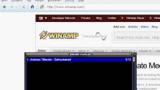 Winamp  disappearing main screen [upl. by Holloway860]