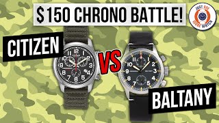 150 Chronograph Battle Citizen v Baltany [upl. by Ahsaetal]