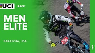 2016 UCI BMX Supercross World Cup  Sarasota USA  Elite Mens [upl. by Thar]