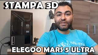 STAMPANTE 3D ELEGOO MARS 5 ULTRA come stampare oggetti con la Resina  Action Figure e Miniature [upl. by Glorianna]