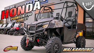 Walkaround  2025 Honda® Pioneer 700 Forest [upl. by Laenaj]