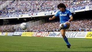 Diego Maradona vs Bari  198990 Serie A  Magical Overhead kick Assist  All Touches amp Actions [upl. by Rosy214]