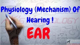 Mechanism Of Hearing  Physiology Of Ear Function  AKs Medicology [upl. by Kylie295]