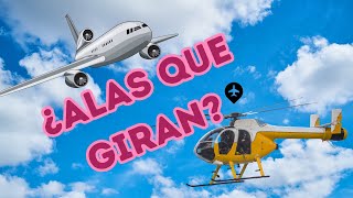 ¿Qué diferencia a un avión de un helicóptero [upl. by Neeluj]