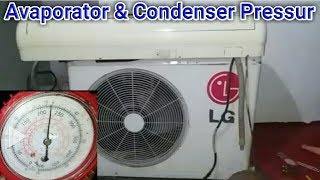 How to pressure Evaporator amp Condenser in UrduHindi [upl. by Lissak]