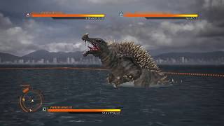 GODZILLA PS4  2 Anguirus vs MechaGodzilla [upl. by Pilloff]