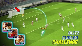 BLITZ CURLER CHALLENGE Son Salah Chiesa ⚡️ Efootball 2024 mobile [upl. by Melamed828]