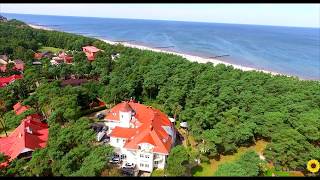 Hotel Chimera in Niechorze Horst in Polen  ein TravelnettoDrohnenVideo [upl. by Elokin39]