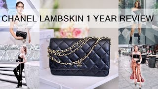 Review  Chanel Lambskin หลังใช้ 1 ปี เป๊ะหรือพัง  Jossy Berry [upl. by Ynohtnael]