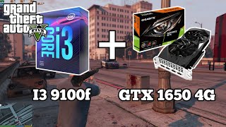 GTA V  Intel core i3 9100f  GTX 1650 4GB [upl. by Cibis467]