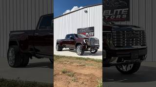 2024 GMC Sierra 3500HD Denali in Redwood Metallic leveling kit 28’s amp 37’s SOLD truck shorts [upl. by Ineslta466]