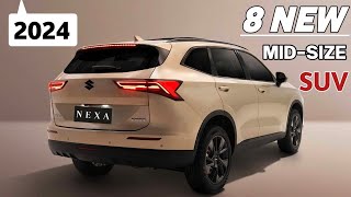 8 NEW MIDSIZE SUV LAUNCH IN INDIA  08 UPCOMING CARS 2024 [upl. by Asaph353]