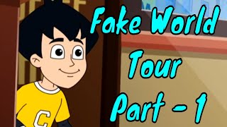 Fake World Tour Part  1  Chimpoo Simpoo  Detective Funny Action Comedy Cartoon  Zee Kids [upl. by Bilac]