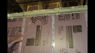 Finishing a Basement  Part 1  Basement Insulation amp Damp Proofing [upl. by Yllaw]